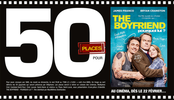 50 places à gagner chaque semaine avec le réseau Mauréfilms