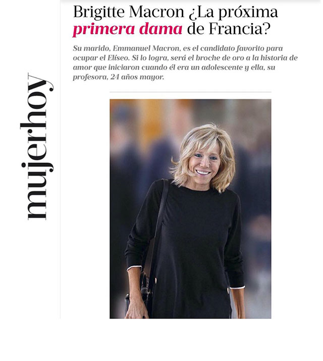 Brigitte Macron, superstar de la presse internationale Brigitte Macron, superstar de la presse internationale