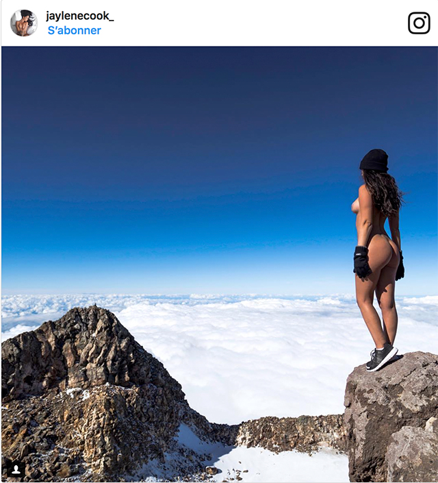 Une Playmate scandalise les Maoris en posant nue sur un volcan sacré