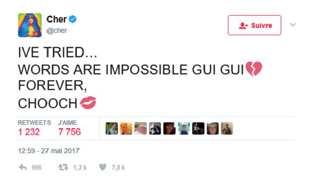 Cher : La chanteuse est en deuil Cher : La chanteuse est en deuil