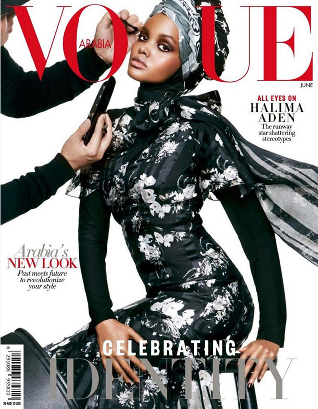 Halima Aden, première femme noire et voilée à faire la une de Vogue