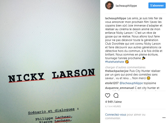 "Nicky Larson" va être adapté au cinéma par un réalisateur français