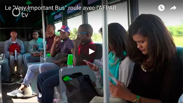 Le "Very Important Bus" roule avec l'AFPAR Le "Very Important Bus" roule avec l'AFPAR