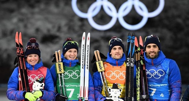 JO-2018: Martin Fourcade dans la légende avec une 5 eme médaille d'or JO-2018: Martin Fourcade dans la légende avec une 5 eme médaille d'or