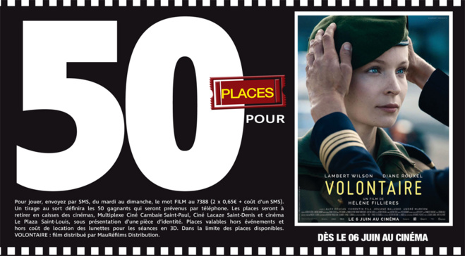 Cinéma - 50 places à gagner pour “Volontaire” avec le réseau Mauréfilms