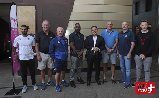 Didier Agathe, Didier Robert et les recruteurs internationaux - ©Julien Bourbon