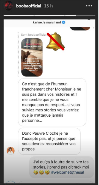 Clash entre Booba et Karine Le Marchand Clash entre Booba et Karine Le Marchand
