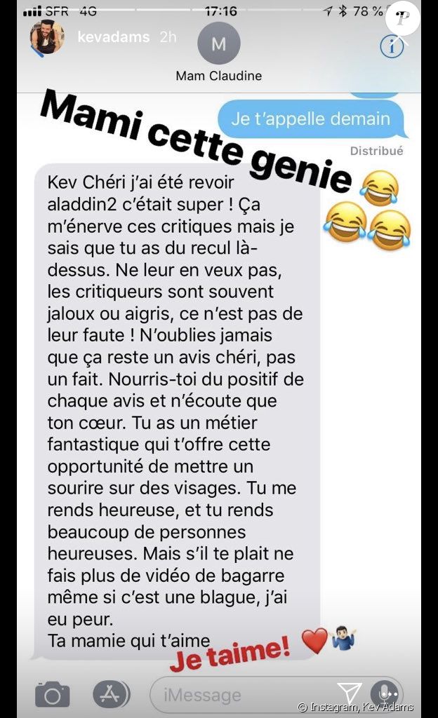 Kev Adams face à la critique : La "femme de sa vie" vole à son secours Kev Adams face à la critique : La "femme de sa vie" vole à son secours