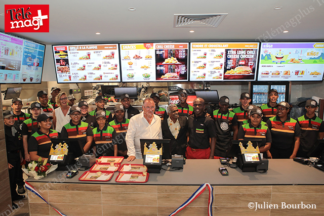 Burger king : Inauguration à Grand Fond Burger king : Inauguration à Grand Fond