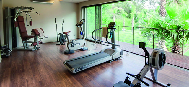 Une salle de gym à la maison Une salle de gym à la maison
