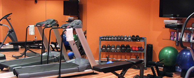 Une salle de gym à la maison Une salle de gym à la maison