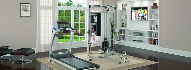 Une salle de gym à la maison Une salle de gym à la maison