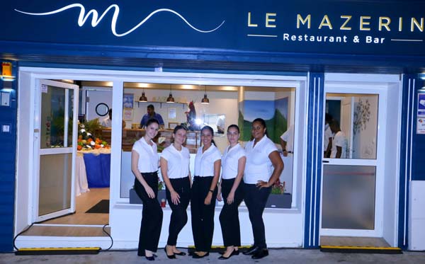 Inauguration du restaurant Le Mazerin, à Saint-Denis, rue Juliette Dodu