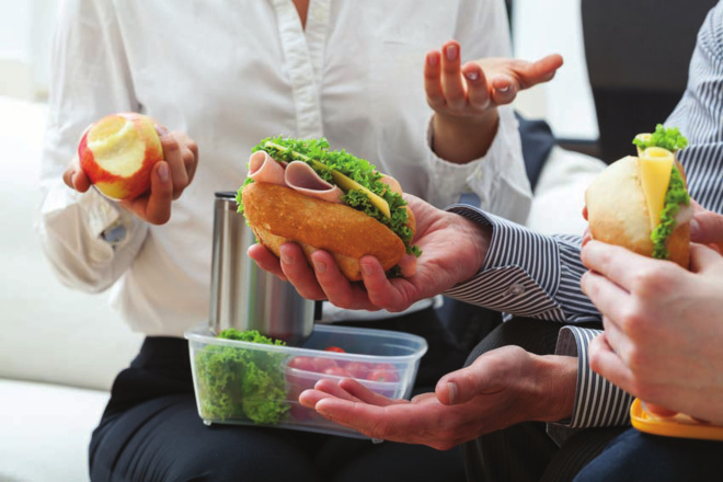 Les clés pour bien manger au bureau