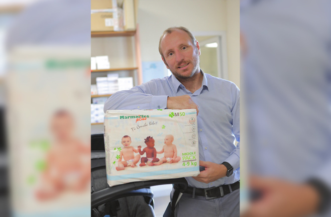 Julien Hermann, directeur général de Symbiose Médical « C’est une fierté d’avoir créé les couches Marmailles Plus avec mon père ! »