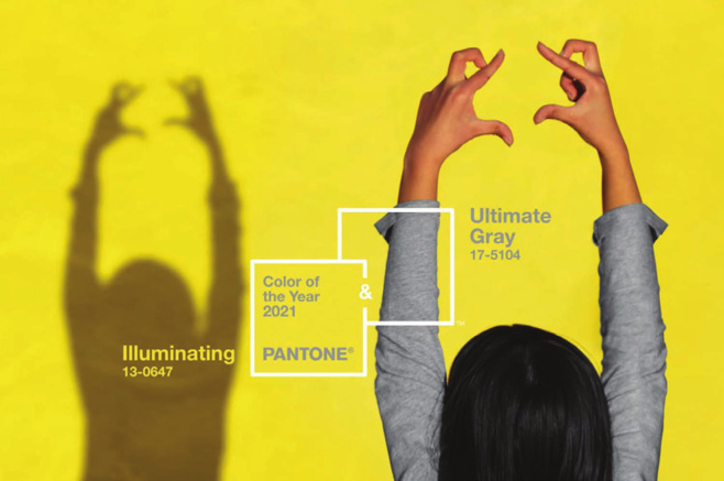 Pantone 2021 Illuminating et Ultimate Gray portent l’espoir