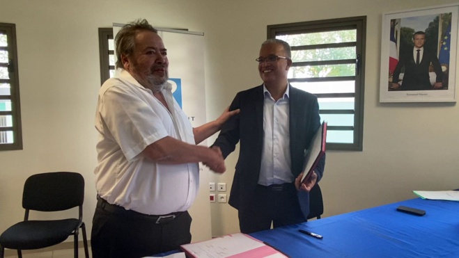 Cyrille Melchior et Michel Fontaine signent un nouveau pacte de solidarité territoriale