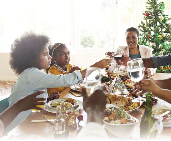 Cette année, on prépare un repas de fêtes équilibré