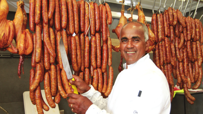 Inauguration de la Charcuterie Vee à Cambuston