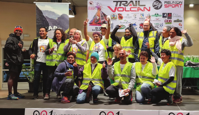 L’association des Bretons a apporté leur précieuse contribution à la réussite du Trail du Volcan
