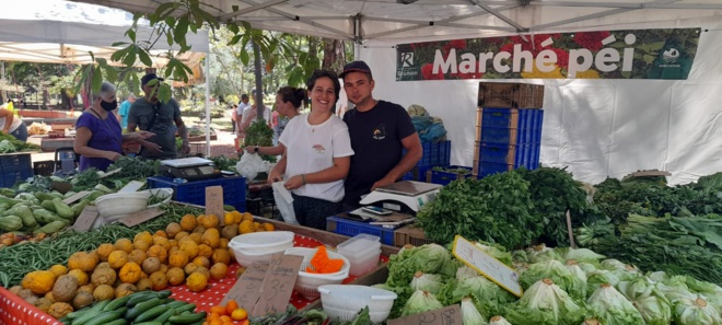 Marché Péï au Jardin de l'Etat