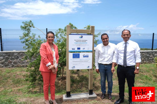 Inauguration de l'extension de la zone d'activités économiques de la Pointe des Chateaux