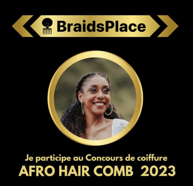 La Réunionnaise Braids Place participe au concours Afro Hair Comb 2023 