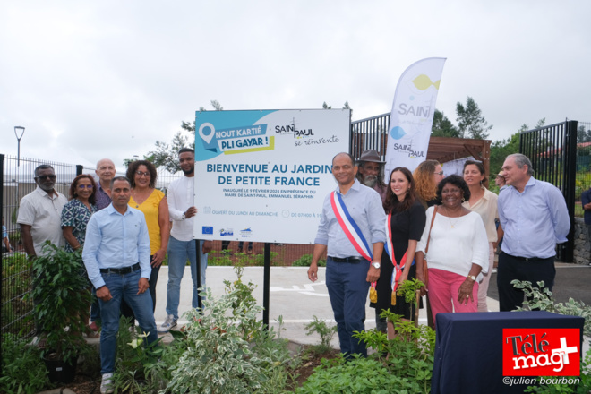 Inauguration du Jardin de Petite France au Guillaume