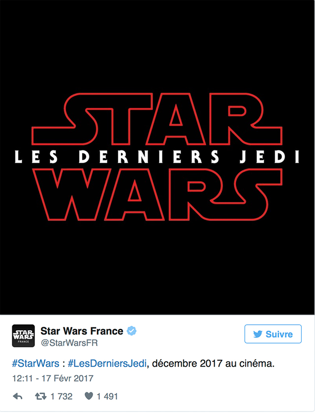 Star Wars 8, les derniers Jedi : en français ça change tout!
