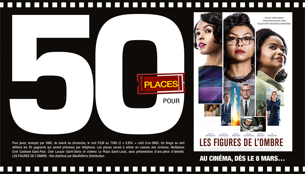 50 places à gagner chaque semaine avec le réseau Mauréfilms