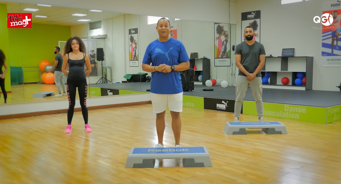 Séance de sport avec QG: Step