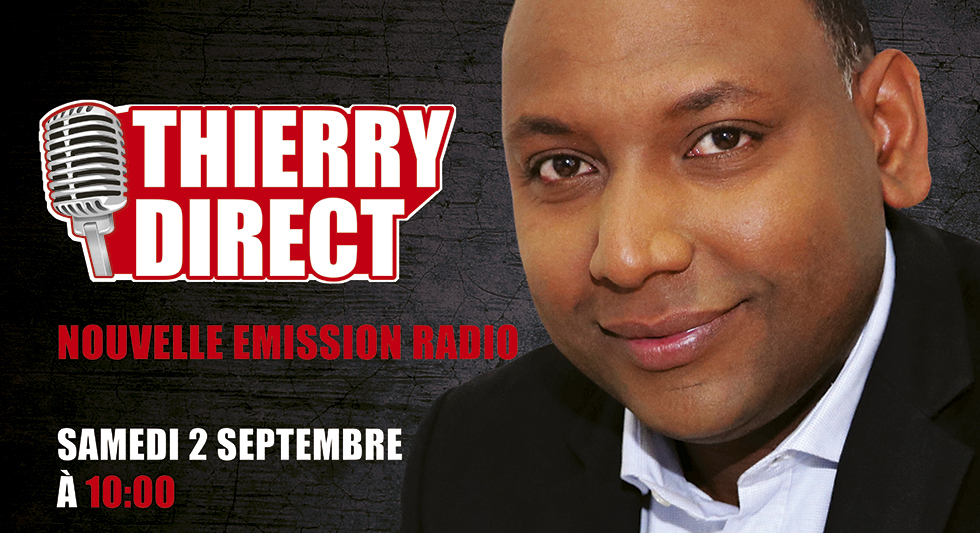 Thierry Robert lance son émission radio ce samedi 2 septembre