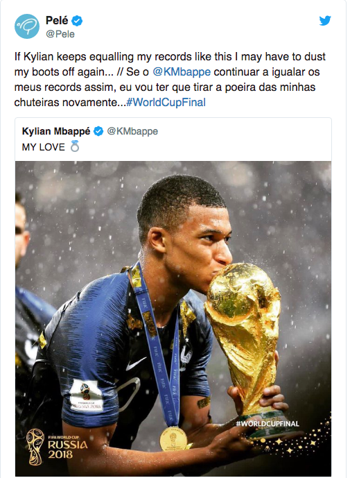 Quand Pogba fait son show à l’Elysée… et que Pelé devient définitivement fan de Kylian Mbappé !