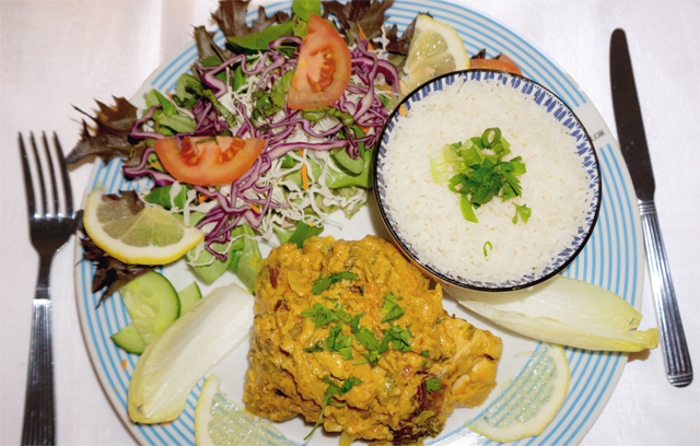 Poulet fumé à la dakatine
