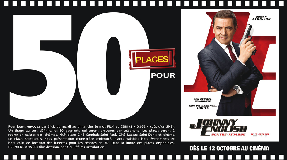 Cinéma - 50 places à gagner pour "Johnny English" avec le réseau Mauréfilms