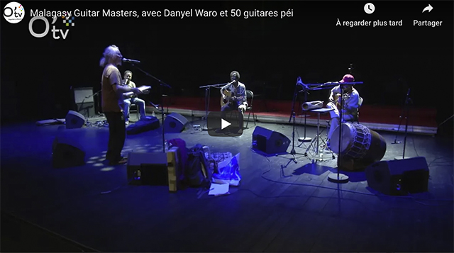  Vidéo - Malagasy Guitar Masters, avec Danyel Waro et 50 guitares péi
