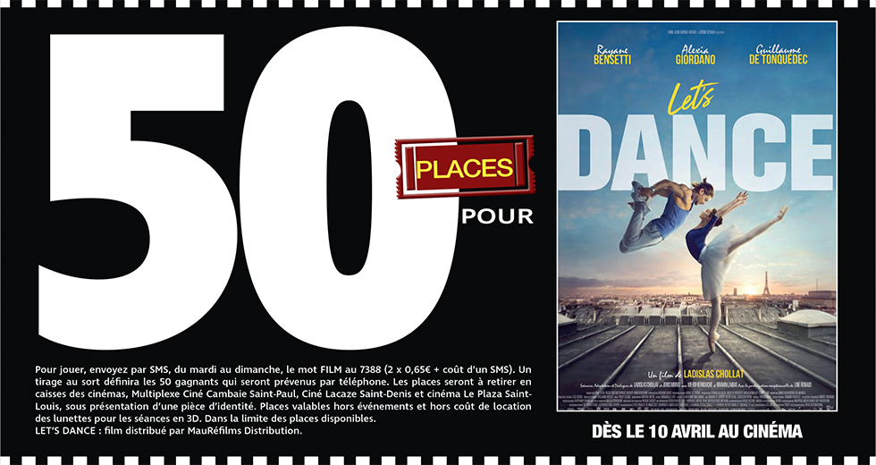 Cinéma - 50 places à gagner pour " LET'S DANCE " avec le réseau Mauréfilms