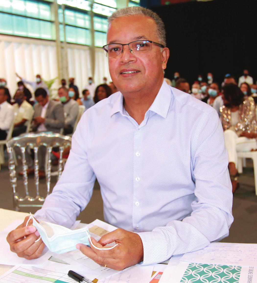 Cyril Melchior, président du Conseil Départemental