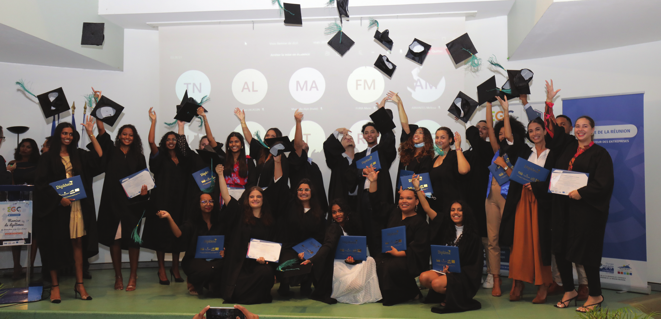 Remise de diplômes des étudiants EGC