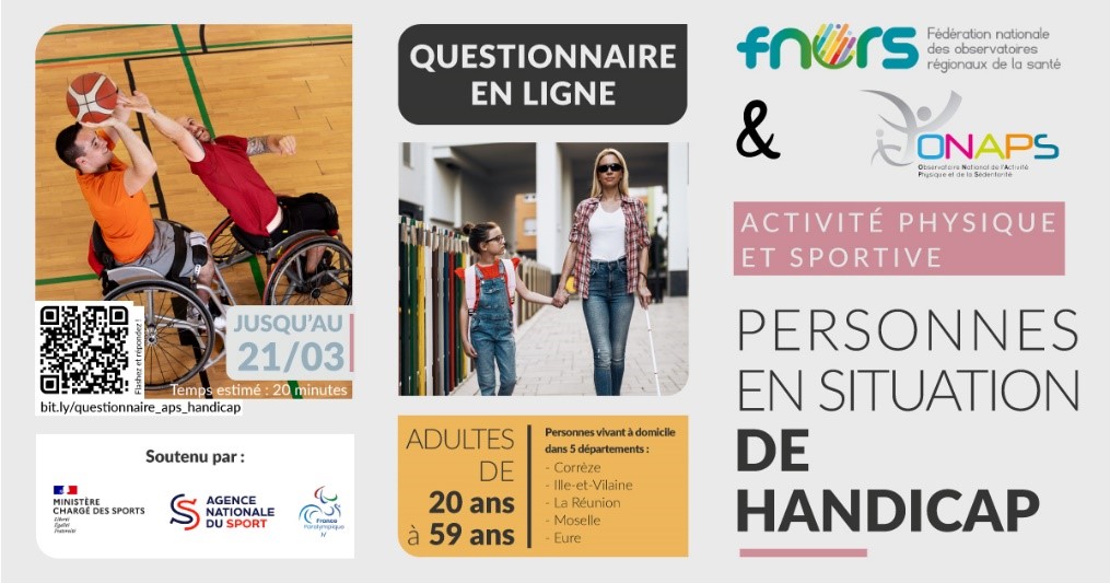 ENQUETE SUR L’ACTIVITE PHYSIQUE ET SPORTIVE DES PERSONNES EN SITUATION DE HANDICAP