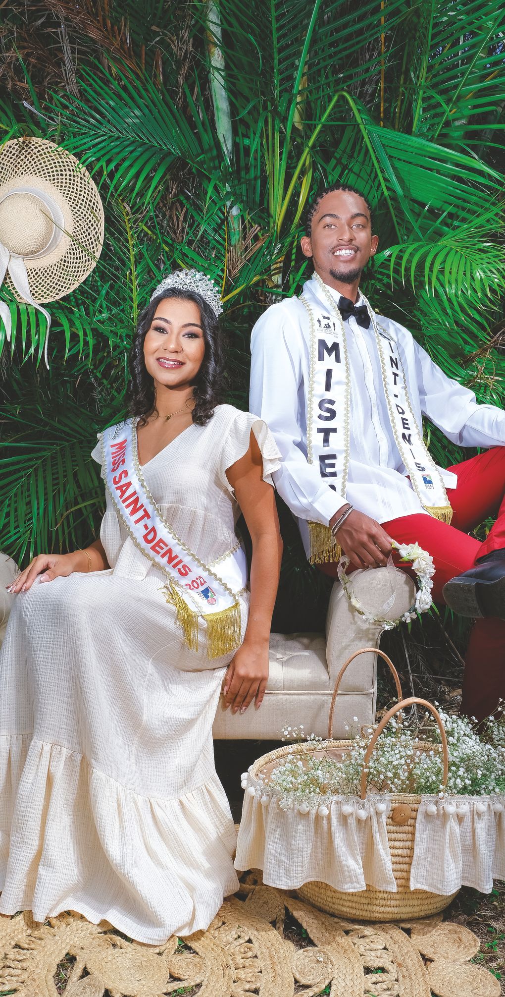Miss et Mister Saint-Denis 2022, représentants de la jeunesse dionysienne