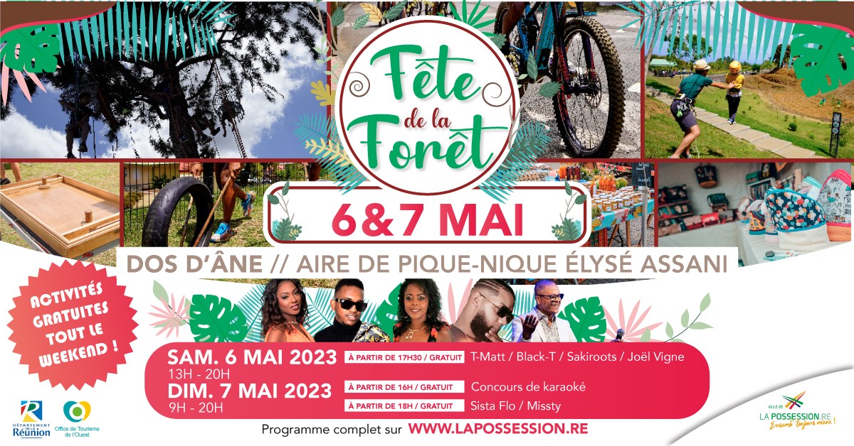 La fête de la forêt revient le samedi 6 et dimanche 7 Mai à Dos d'Âne !