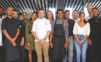 Le premier repas du Grand Repas à La Réunion.
