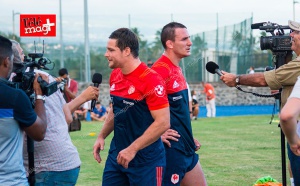 Le XV de France à La Réunion, les photos et interviews