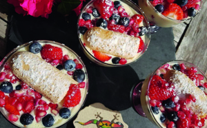 Un sauté mine et une coupe aux fruits !