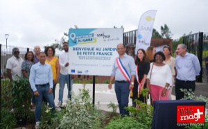 Inauguration du Jardin de Petite France au Guillaume