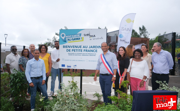 Inauguration du Jardin de Petite France au Guillaume