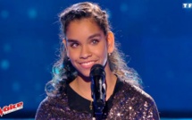 Jane Constance sur la scène de The Voice