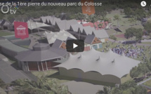 Video - Pose de la 1ère pierre du nouveau parc du Colosse
