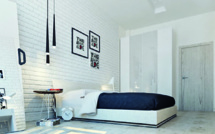 Parquet blanchi, effet cosy !